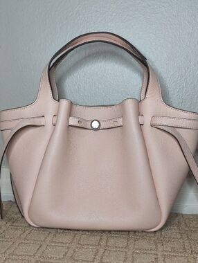 Tory Burch Small Romy Tote In Blush Pink